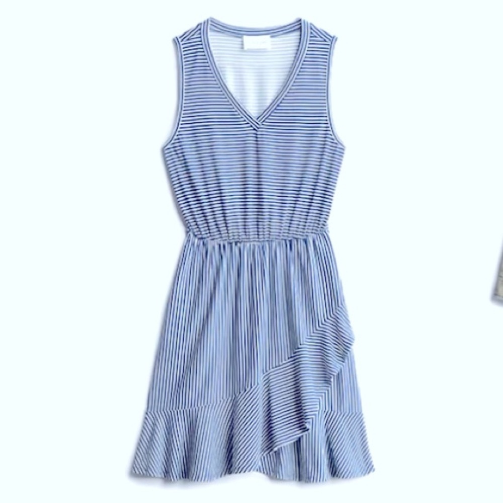 French Grey Savannah Dress, womens medium